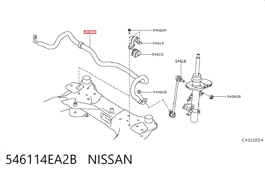 Kupić Stabilizator przedni Nissan Qashqai II J11 w dobrej cenie