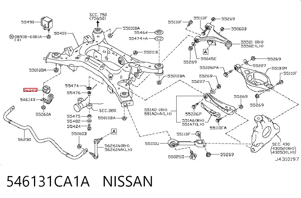 546131CA1A Nissan/Infiniti