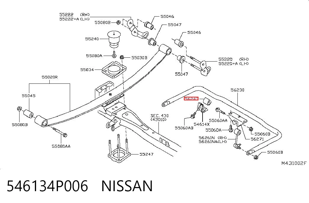 546134P006 Nissan/Infiniti