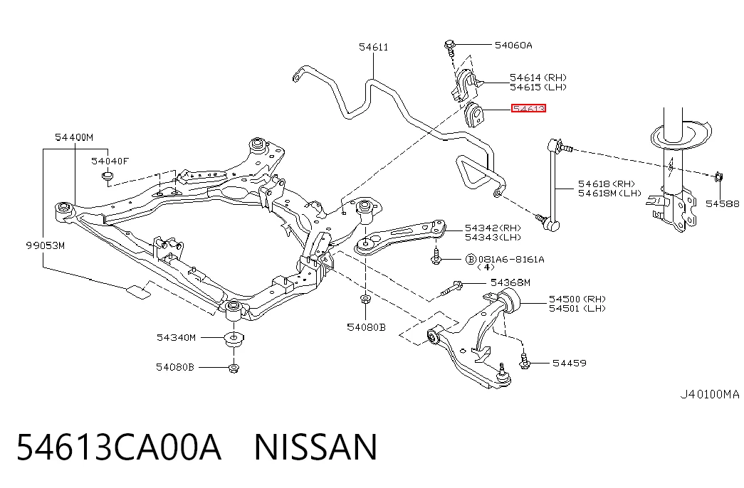 Tuleja stabilizatora przedniego Nissan Murano SUV (Z50) (2002 - 2007) cena, od 7,47 USD