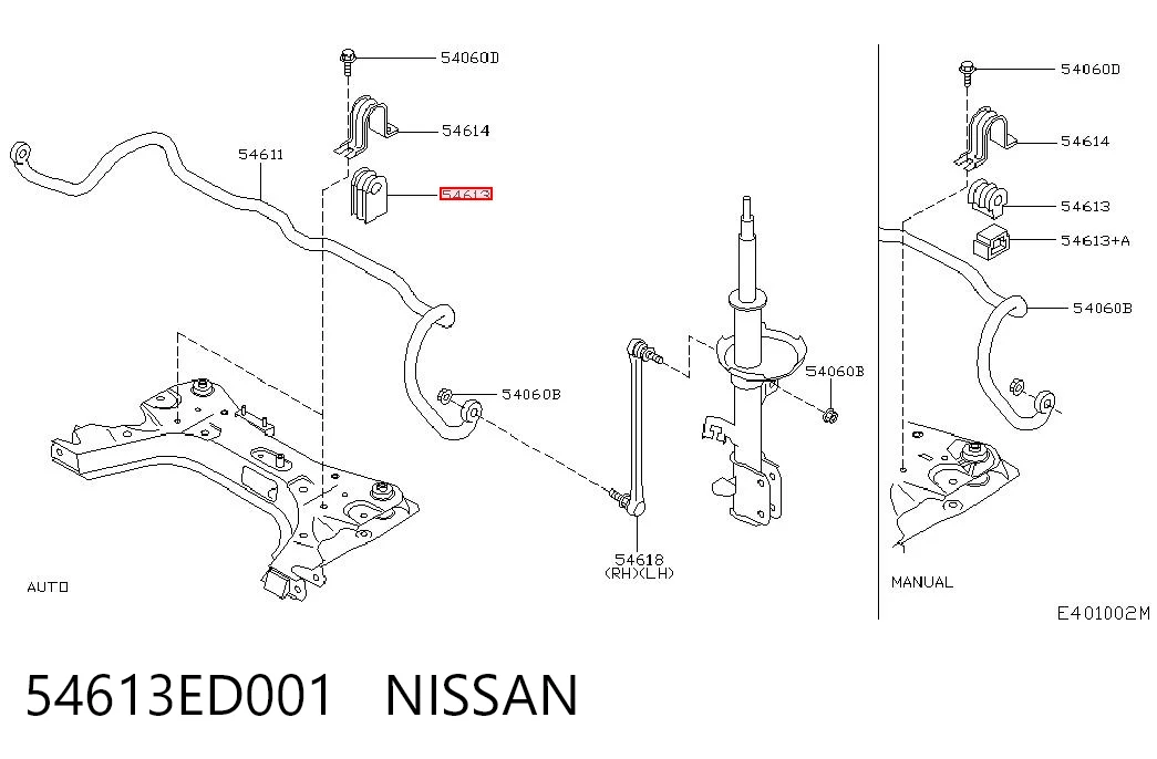 54613ED001 Nissan/Infiniti