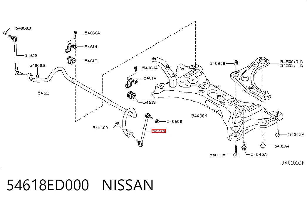54618ED000 Nissan/Infiniti