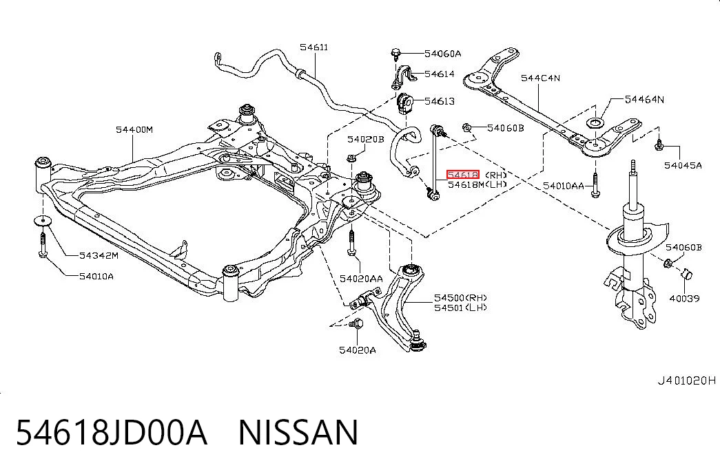 54618JD00A Nissan/Infiniti