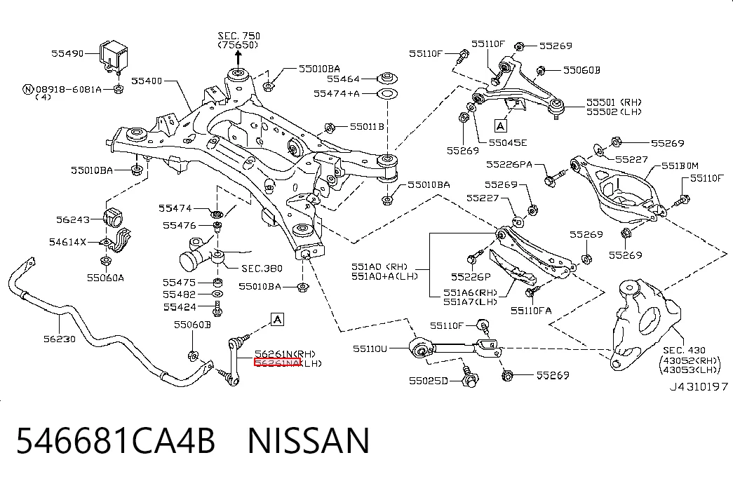 546681CA4B Nissan/Infiniti