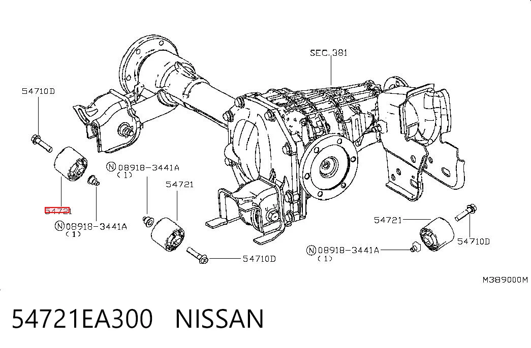 54721EA300 Nissan/Infiniti
