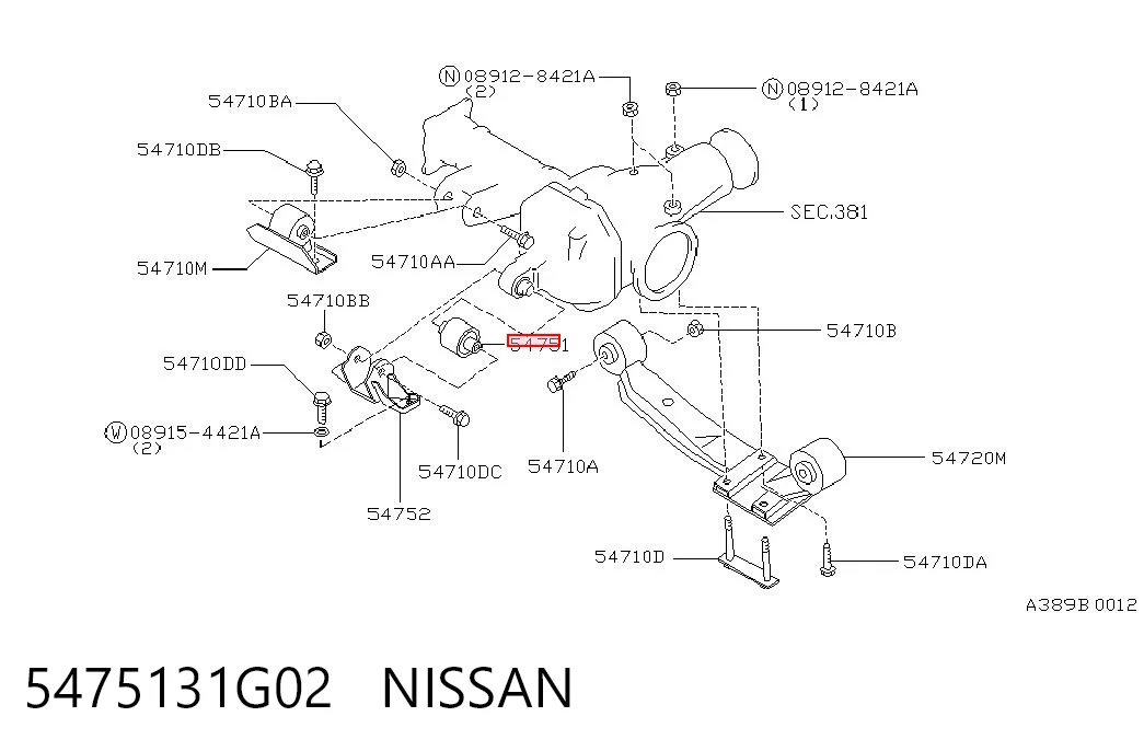 5475131G02 Nissan/Infiniti