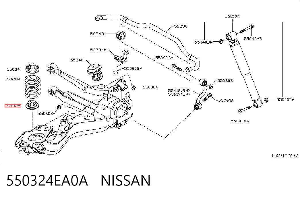550324EA0A Nissan/Infiniti