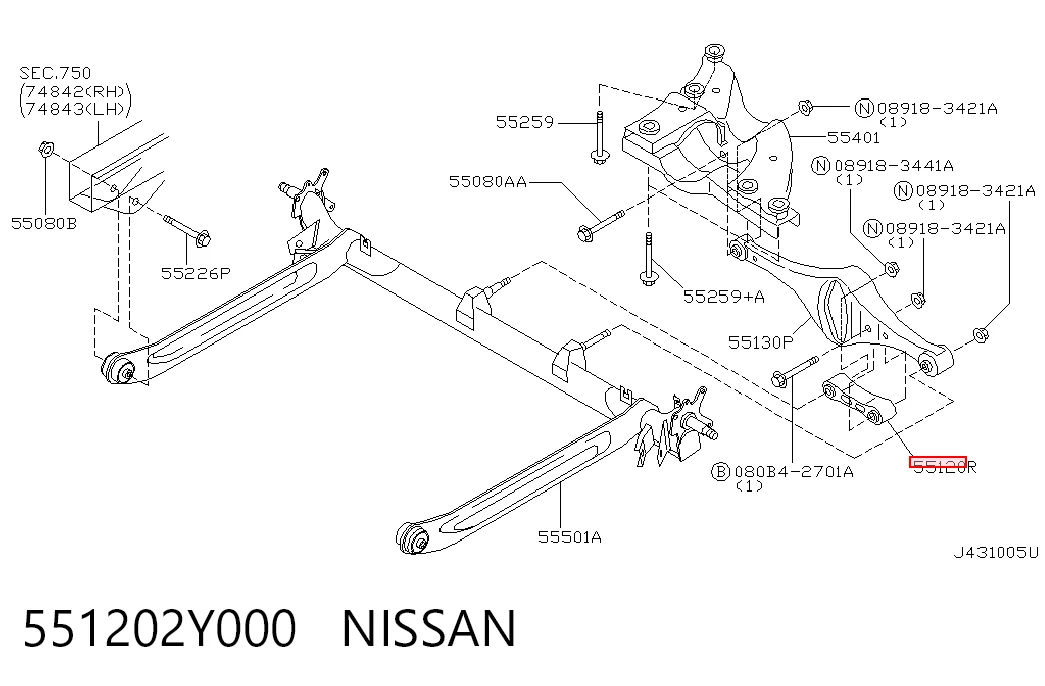 551202Y000 Nissan/Infiniti