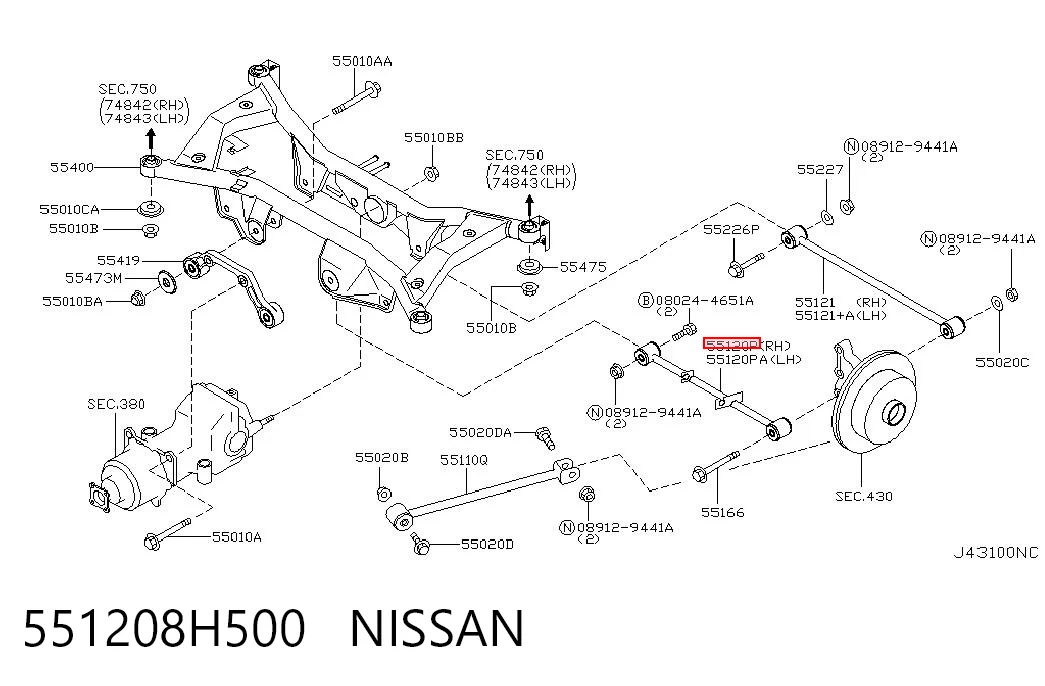 551208H500 Nissan/Infiniti