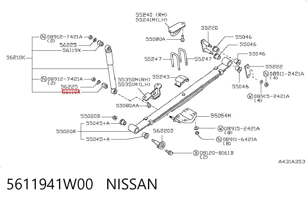 5611941W00 Nissan/Infiniti