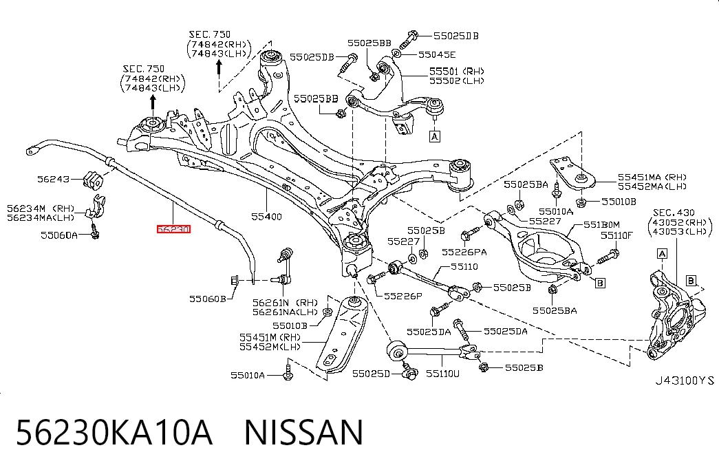 56230KA10A Nissan/Infiniti