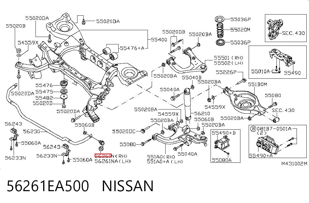 56261EA500 Nissan/Infiniti