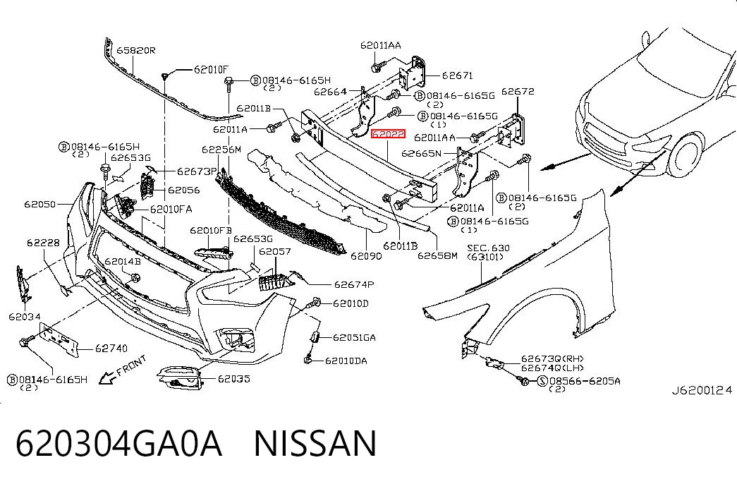 620304GA0A Nissan/Infiniti