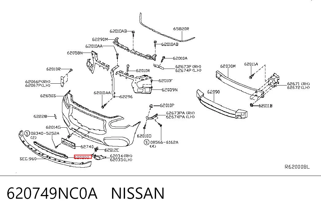 620749NC0A Nissan/Infiniti