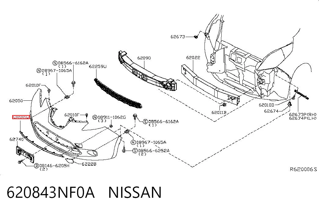 620843NF0A Nissan/Infiniti