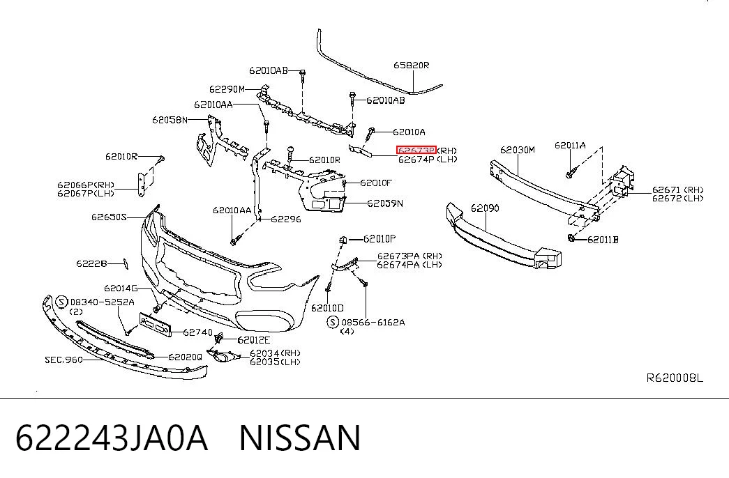 622243JA0A Nissan/Infiniti