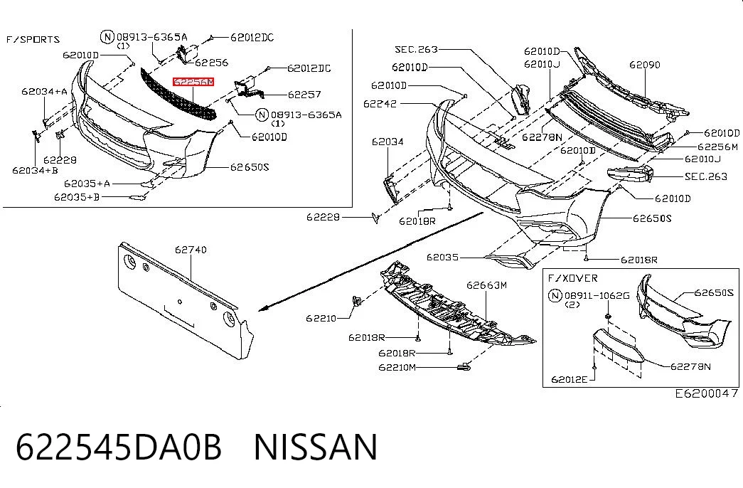 622545DA0B Nissan/Infiniti