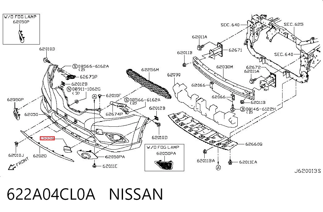 622A04CL0A Nissan/Infiniti