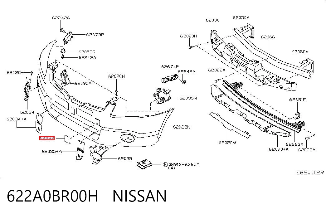 622A0BR00H Nissan/Infiniti