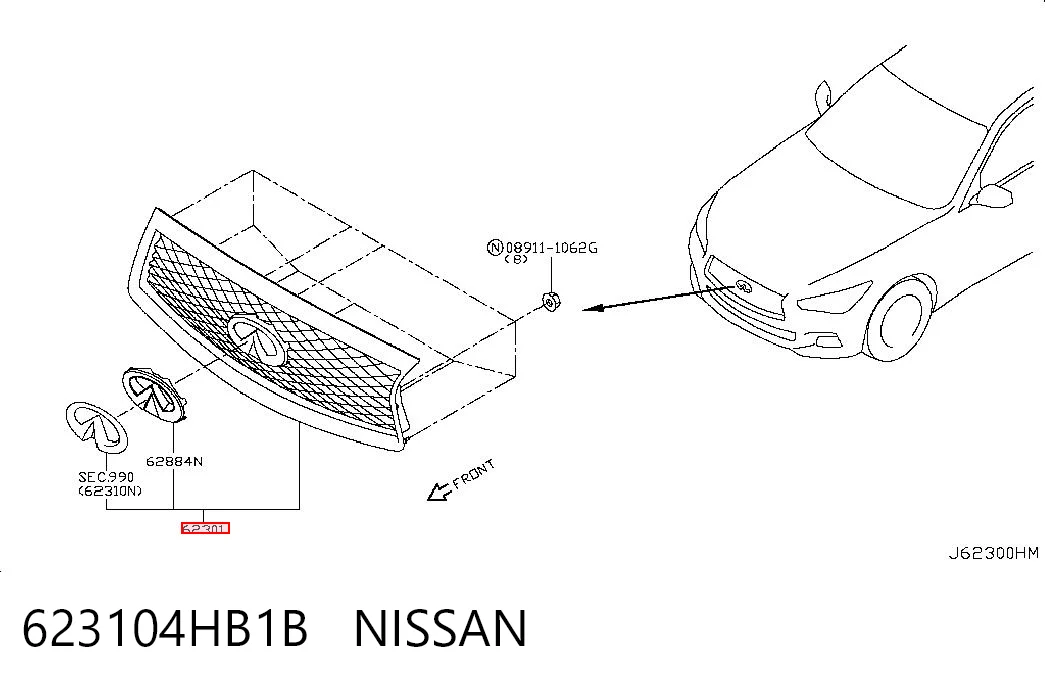 623104HB1B Nissan/Infiniti
