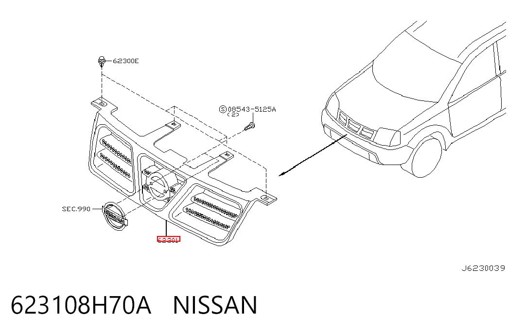 623108H70A Nissan/Infiniti
