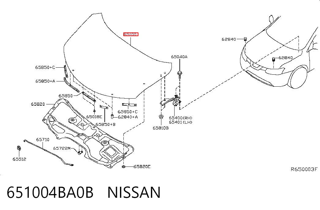 651004BA0B Nissan/Infiniti