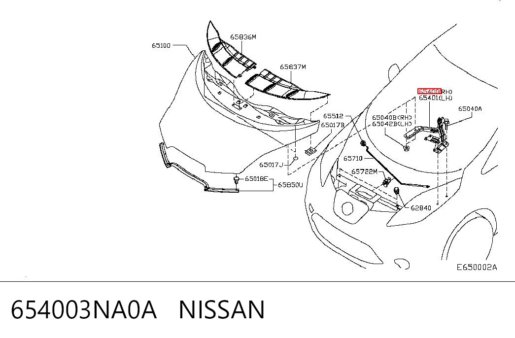 654003NA0A Nissan/Infiniti