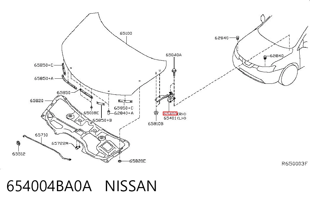 654004BA0A Nissan/Infiniti