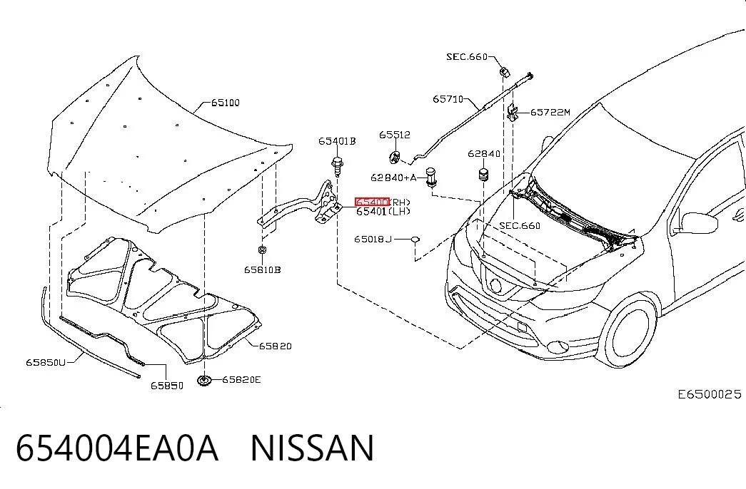 654004EA0A Nissan/Infiniti