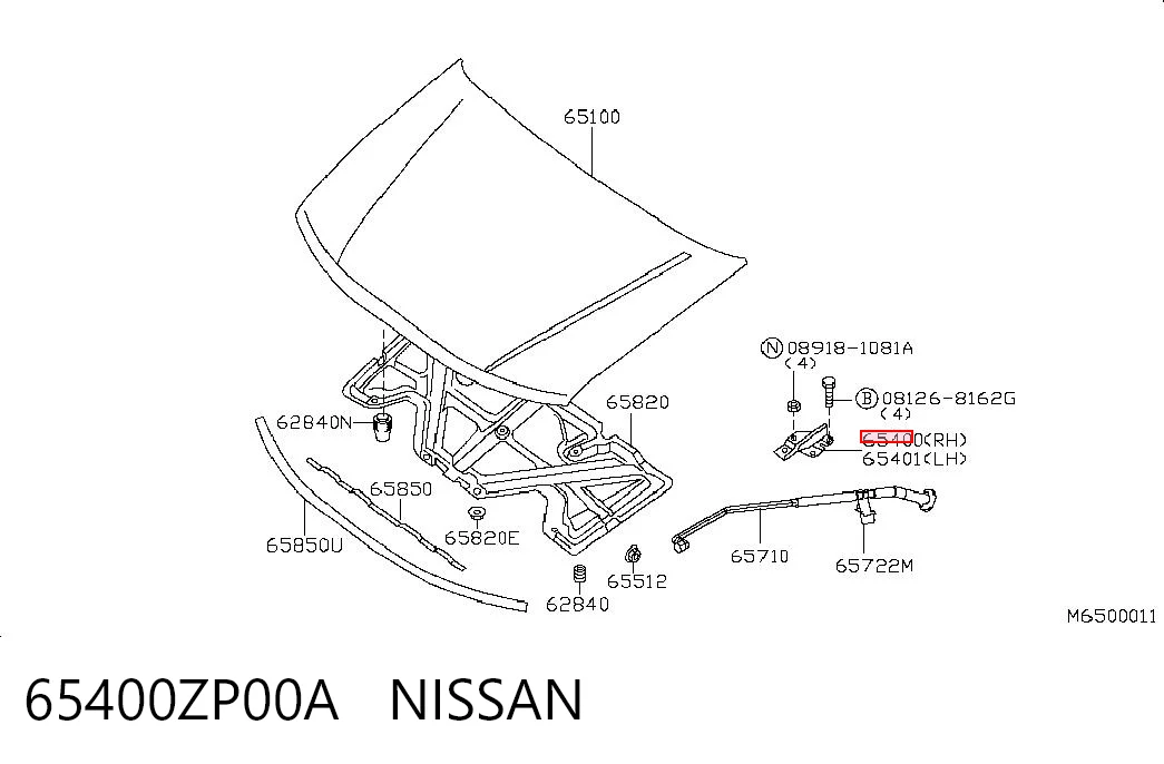 65400ZP00A Nissan/Infiniti