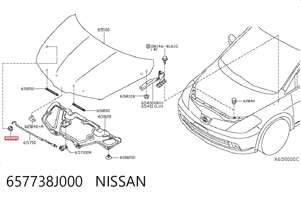 657738J000 Nissan/Infiniti 