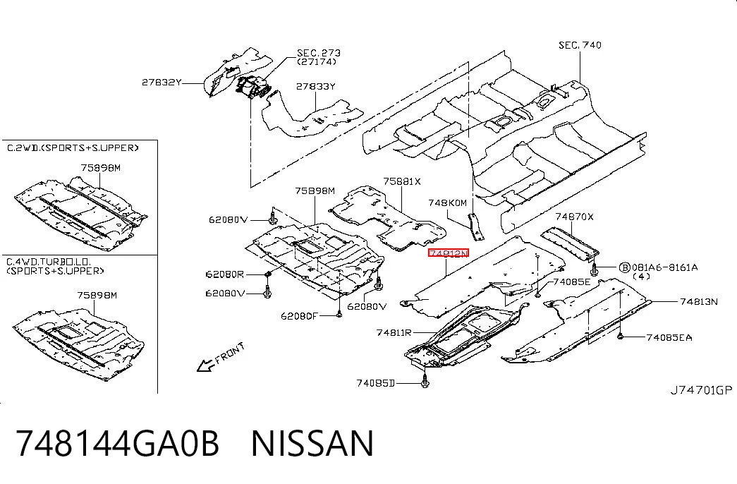 748144GA0B Nissan/Infiniti