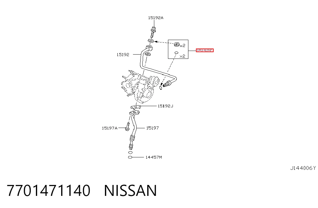 Uszczelka przewodu dopływu oleju do turbiny General Motors 9110595 cena, od 6,34 USD