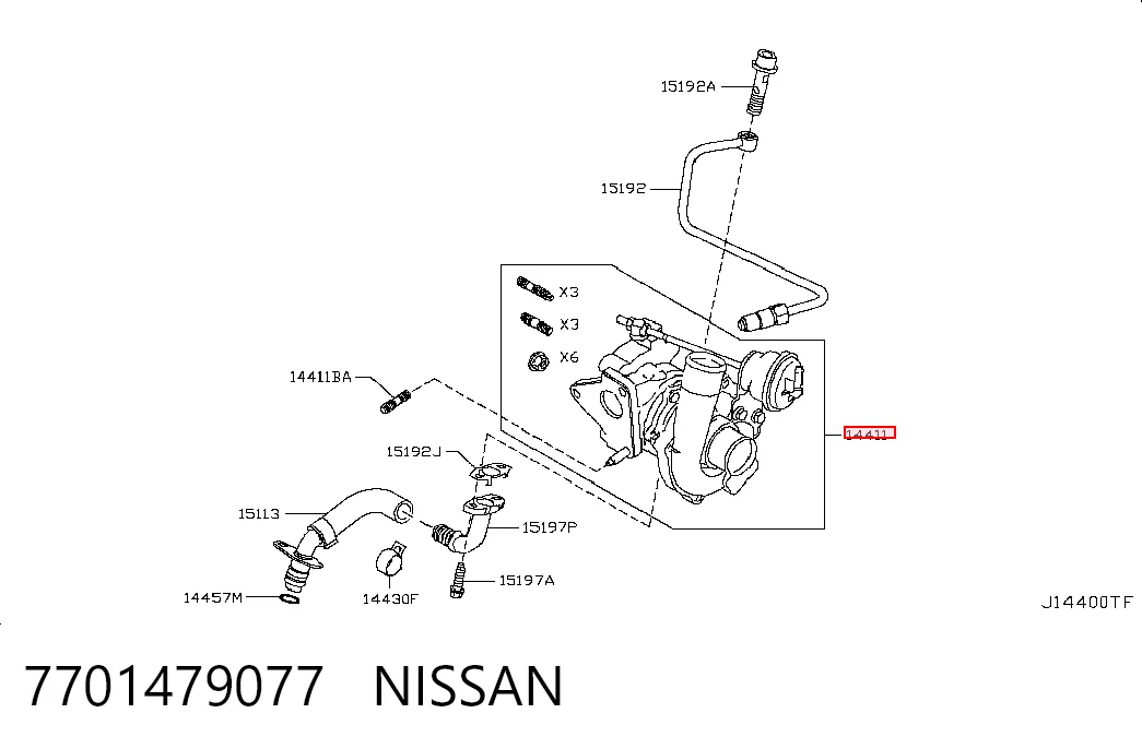 Turbina Nissan Qashqai +2 I