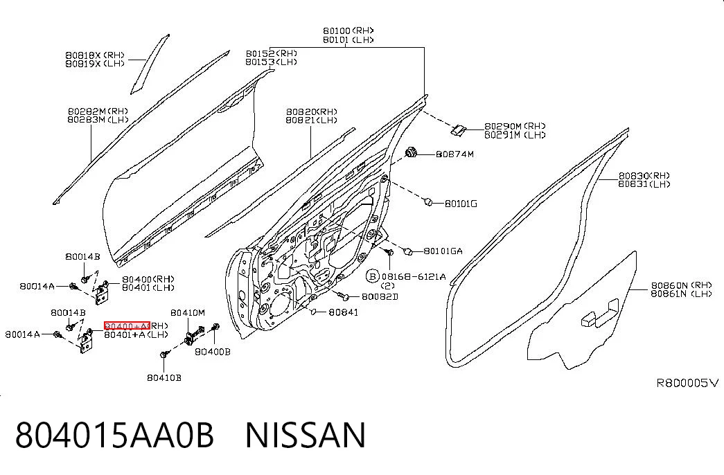 804015AA0B Nissan/Infiniti
