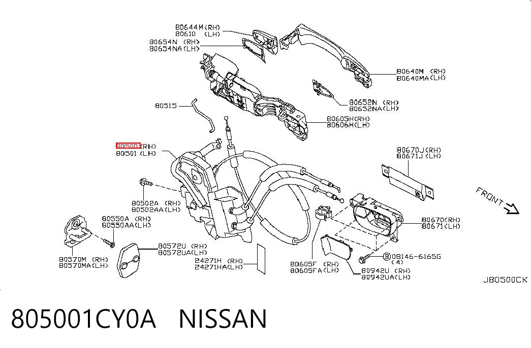 805001CY0A Nissan/Infiniti