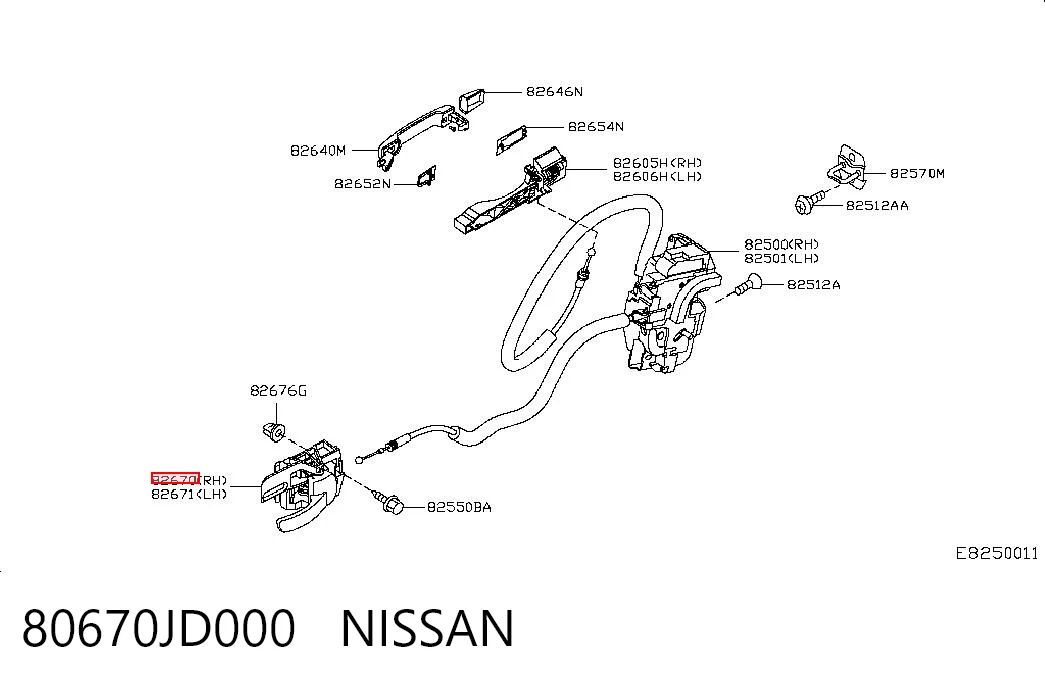 80670JD000 Nissan/Infiniti