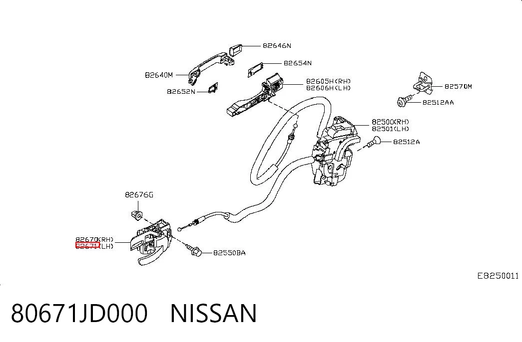 80671JD000 Nissan/Infiniti