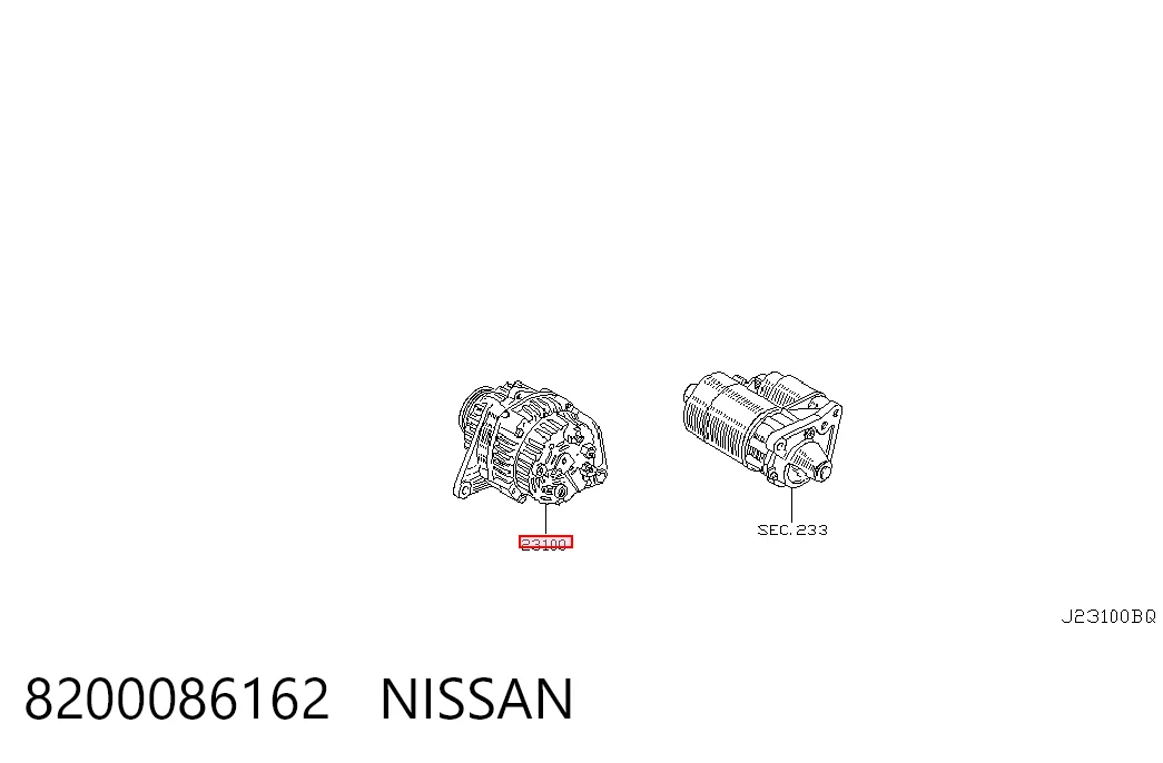  Alternator Nissan Primera 