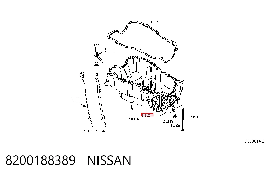 Miska olejowa silnika Renault Megane SCENIC minivan (JA0, JA1) (1996 - 2001) cena, od 64,81 USD