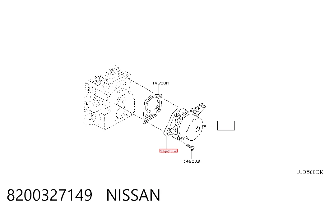  Pompa podciśnienia Nissan Almera 2