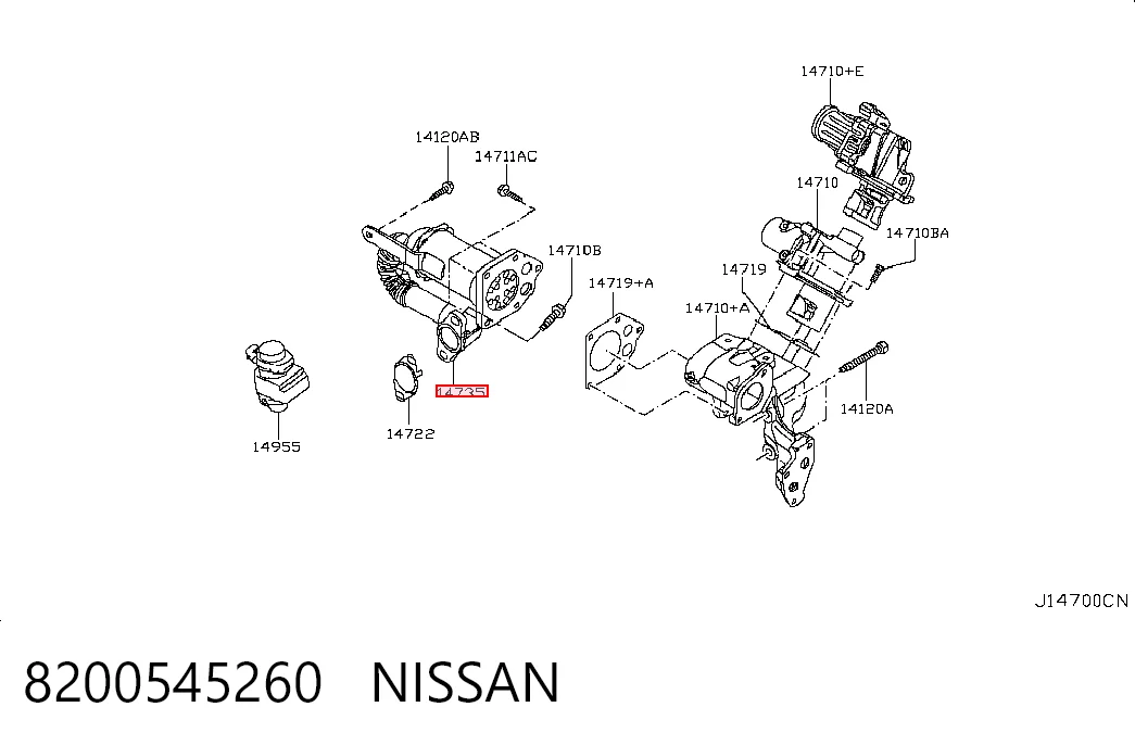 DRM181111C Dr.motor Chłodnica układu recyrkulacji spalin EGR
