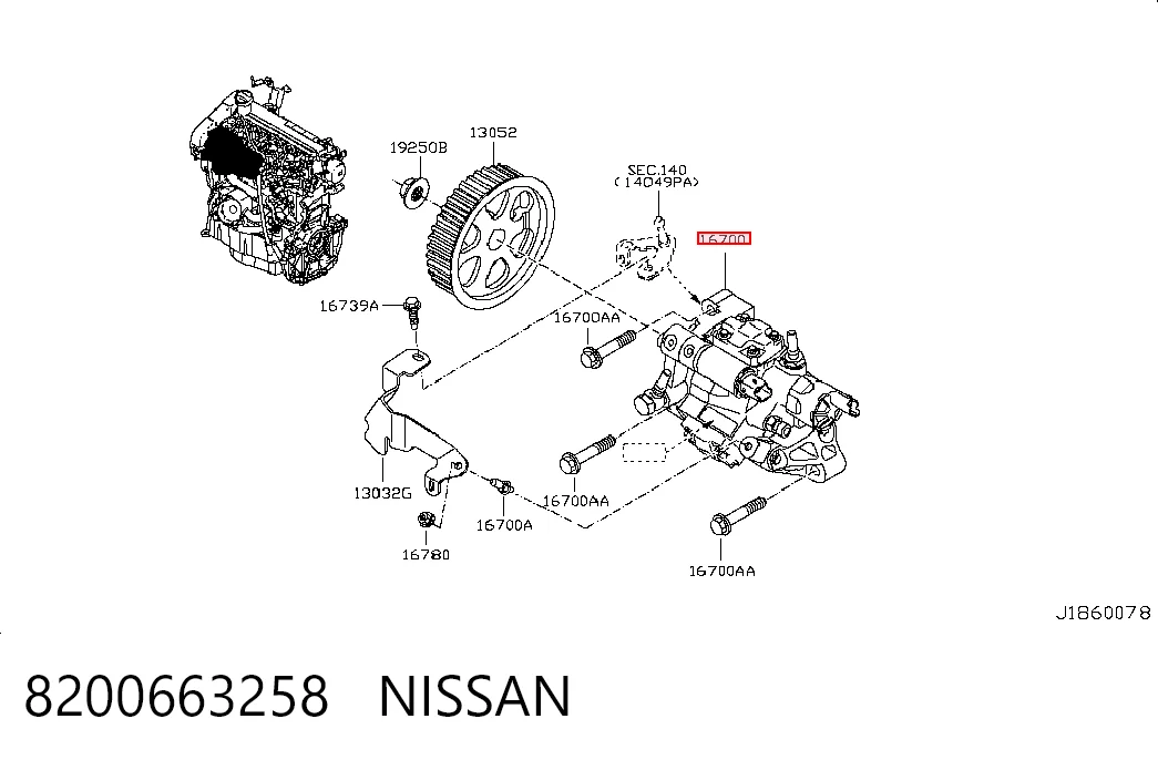 Pompa wtryskowa wysokiego ciśnienia Nissan Qashqai +2 I SUV (J10) (2007 - 2014) cena, od 93,64 USD