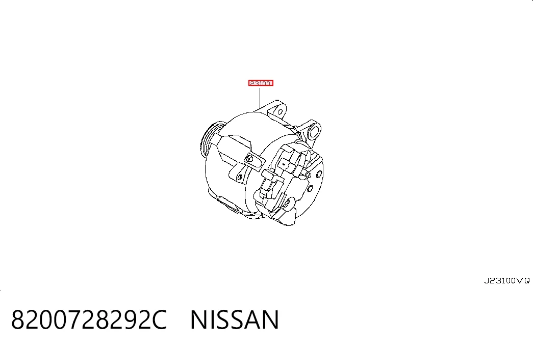  Alternator Nissan Tiida 