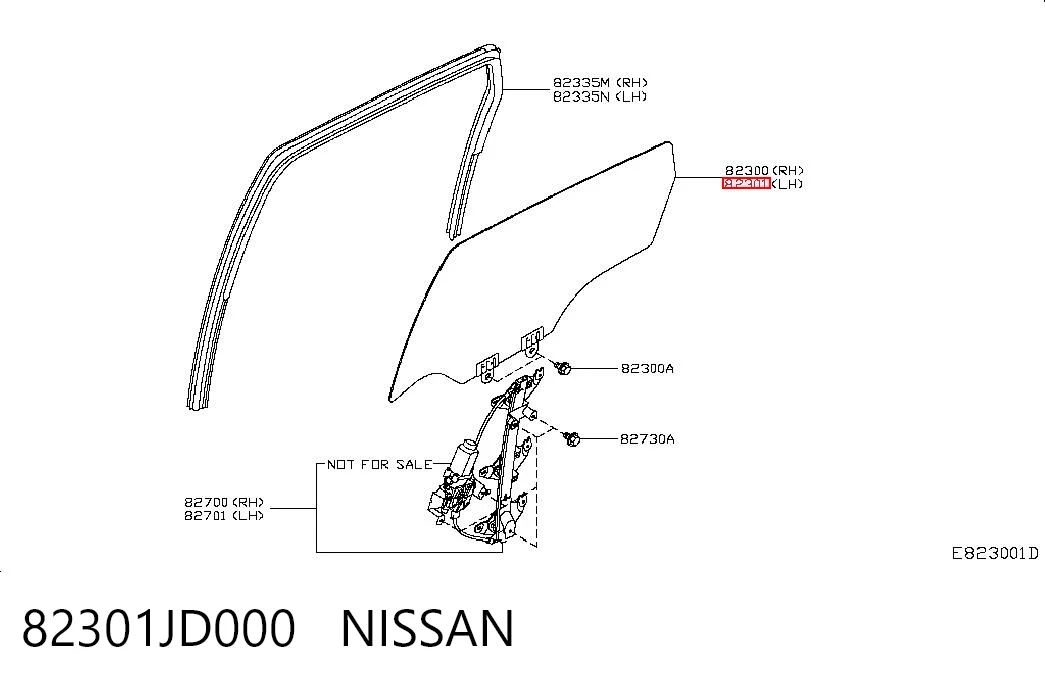 82301JD000 Nissan/Infiniti