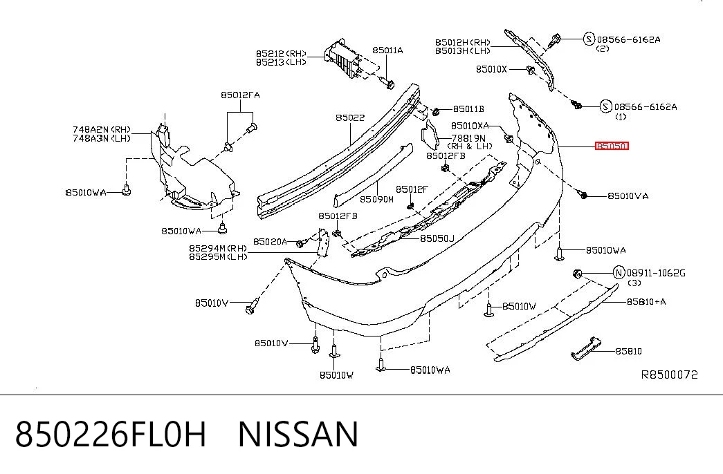  Nissan Rogue  (2013-2020)