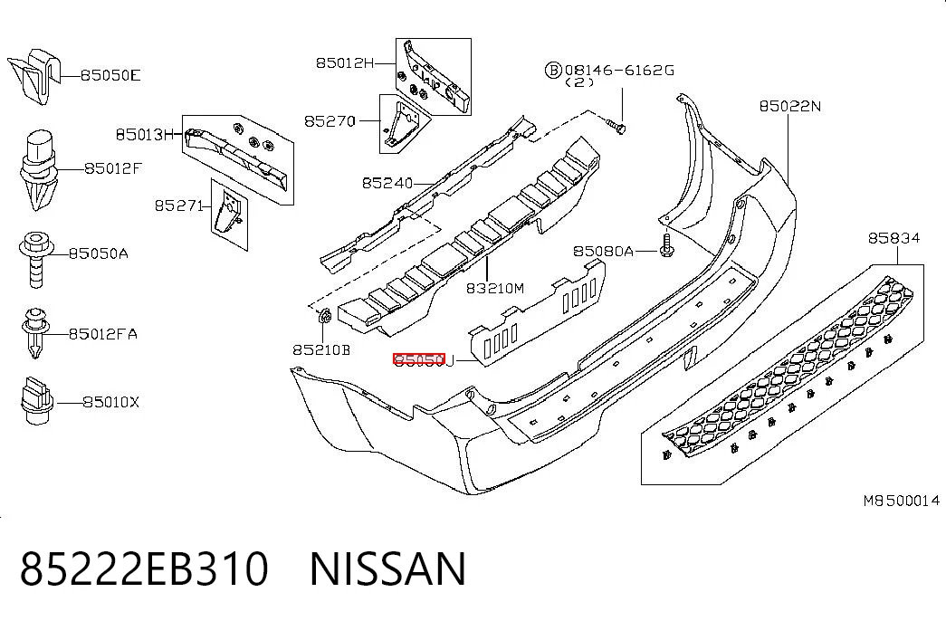 85222EB310 Nissan/Infiniti