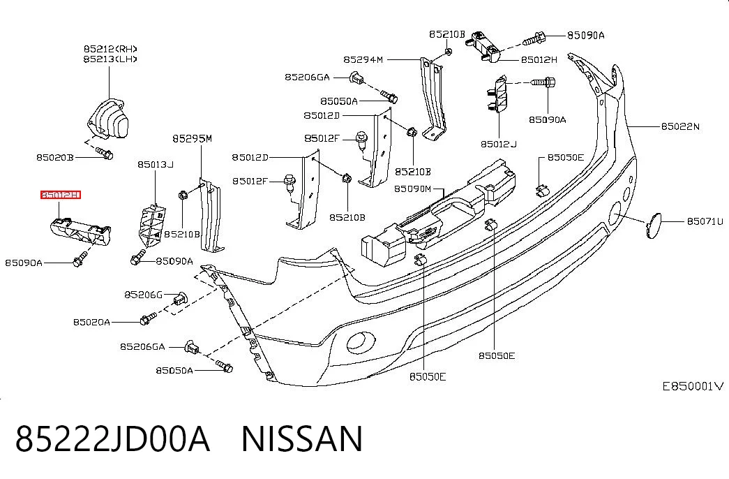 85222JD00A Nissan/Infiniti