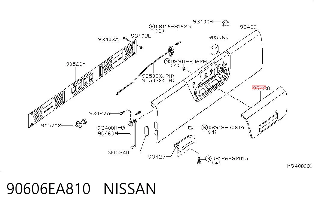 90606EA810 Nissan/Infiniti