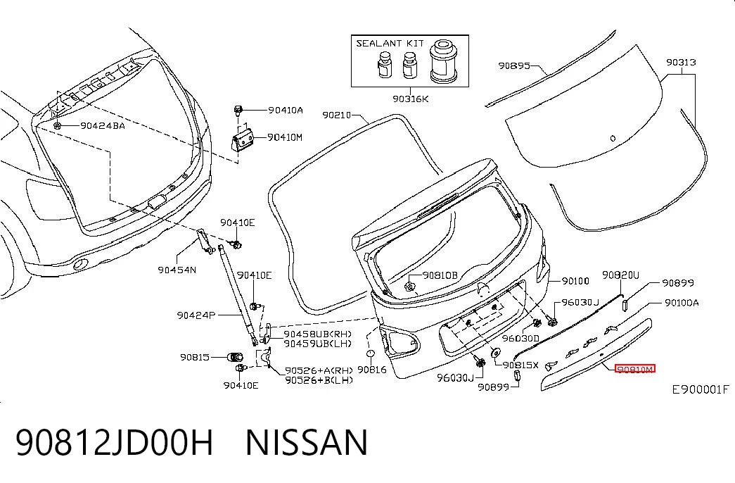 90812JD00H Nissan/Infiniti